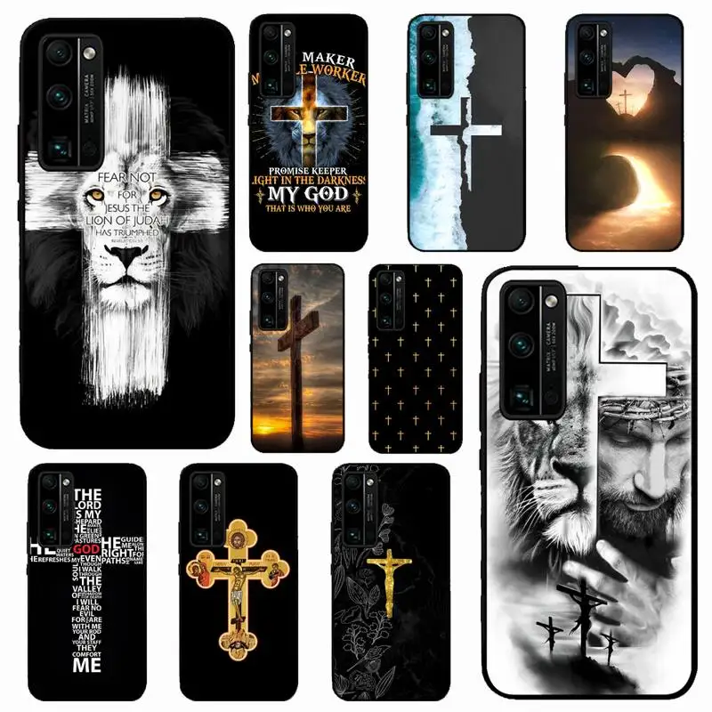 

Bible Jesus Christ Christian Cross Phone Case for Huawei Honor 10 i 8X C 5A 20 9 10 30 lite pro Voew 10 20 V30