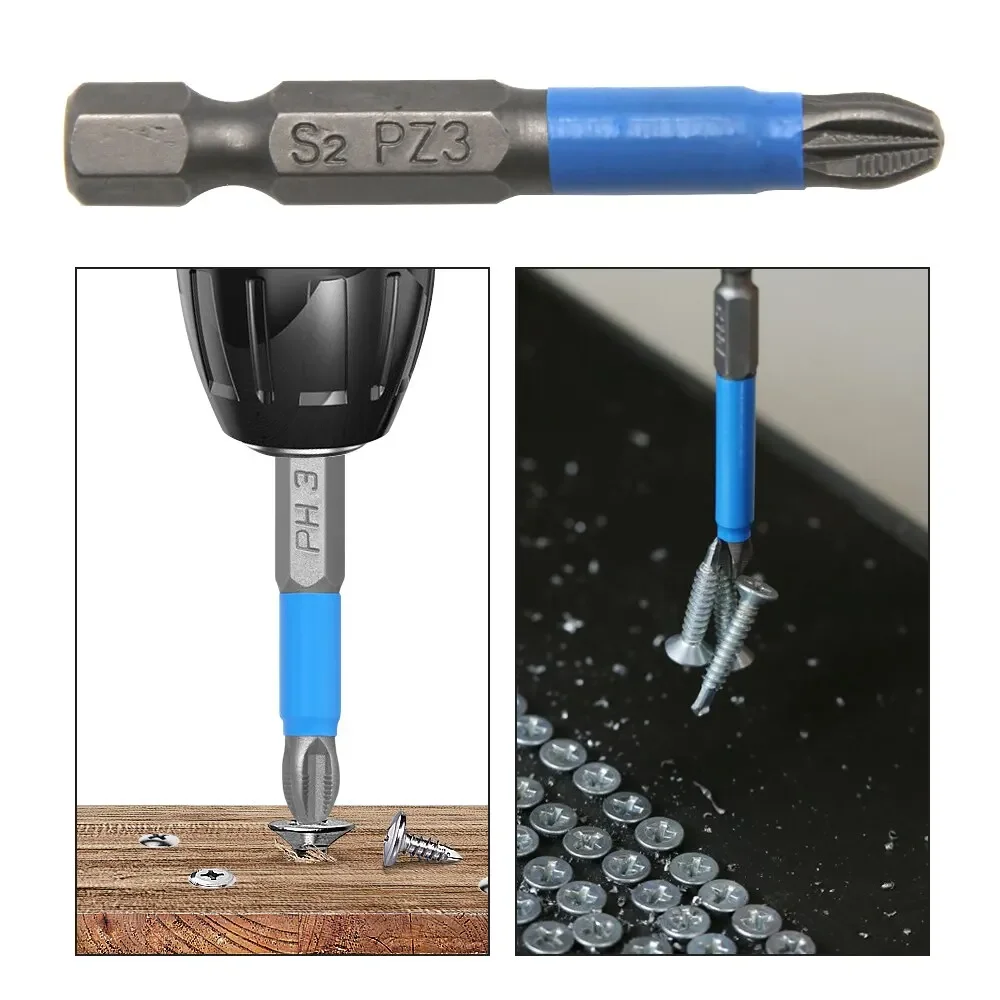 6 шт. набор инструментов для электрической отвертки PH1/PH2/PH3/PZ1/PZ2/PZ3