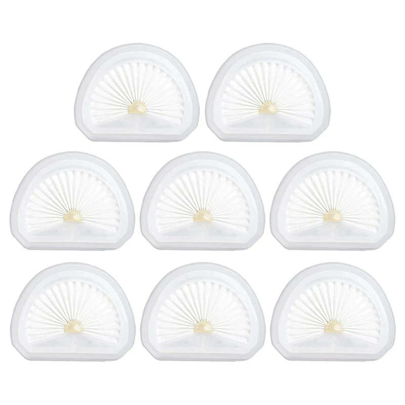 

8Pack White Vacuum Filters Plastic Vacuum Filters For Black + Decker Dustbuster VLPF10, Hand Vacuum Model HLVA320J00 & N575266