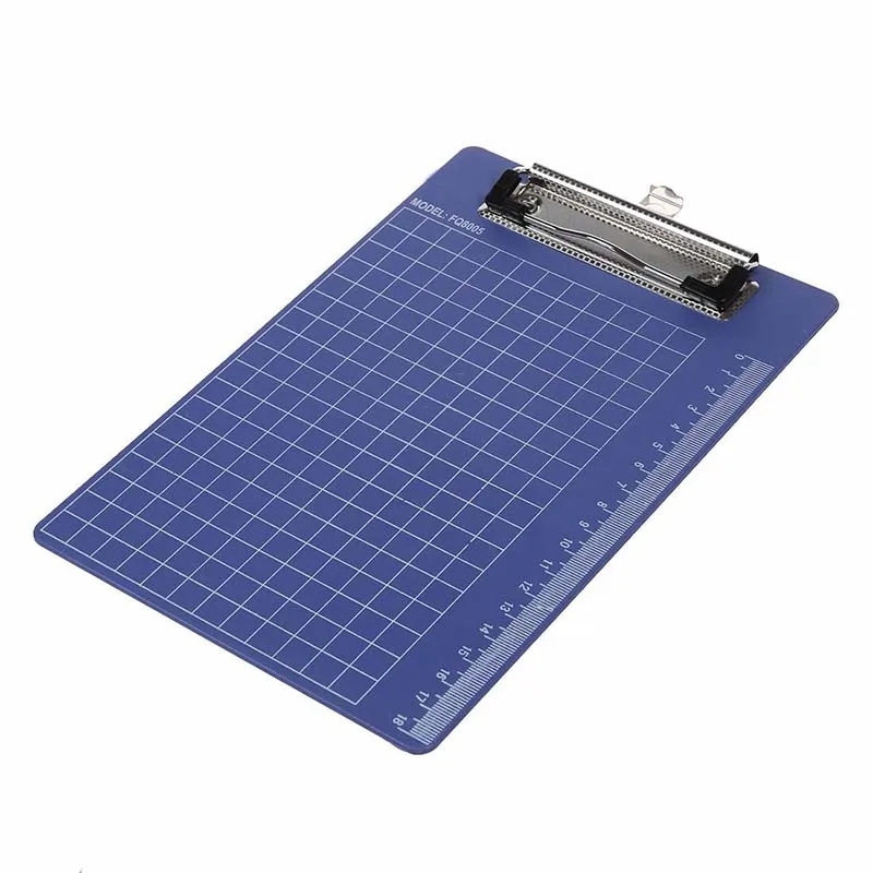 

Pad Clip Holder Folder Plastic Clipboard Blue Purple for paper A5