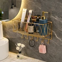 creative suction basket storage rack shelf wall hanging storage basket kitchen organizer bathroom accessories salle de bain