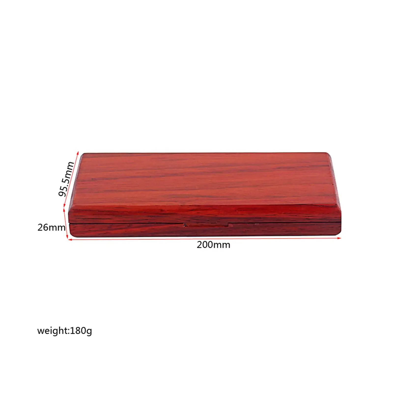 

Solid Wood Clarinet Reed Storage Case Holder Box Protector with Flannel Inner for Bassoon Reed Instrument Accessory