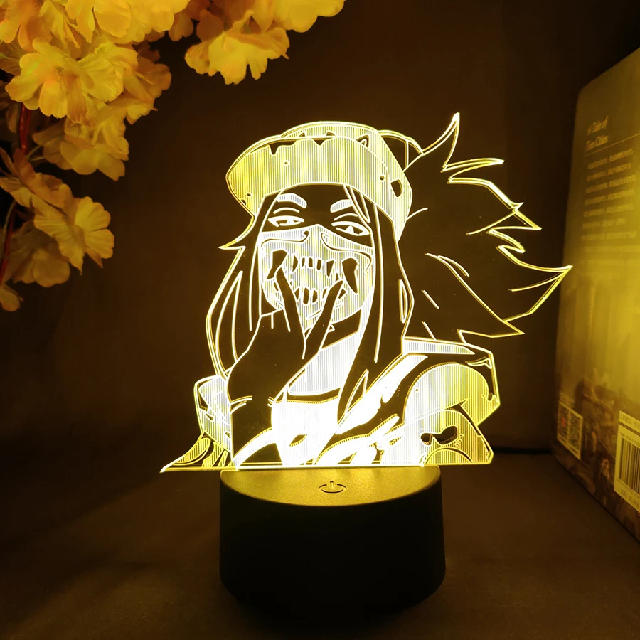 Ночник League of Legends Akali крутые вещи в комнату украшение для рождественского подарка