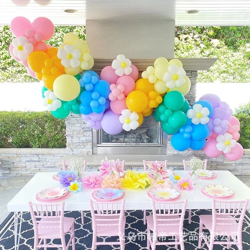 

Macaron Tone Balloon Wreath Arch Kit For Birthday Baby Shower Wedding Graduation Anniversary Party Decoration