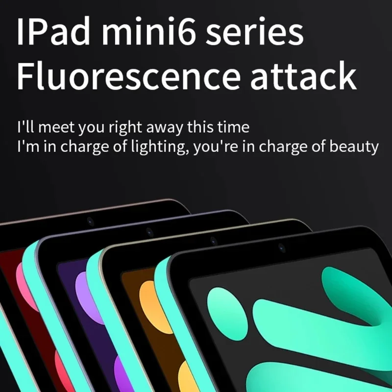 

Защитная пленка для рамки планшета, светящаяся пленка из ПВХ для ipad 2021, боковые пленки серии 4G, совместимые с ipad Mini 6 5G, защита от царапин при падении