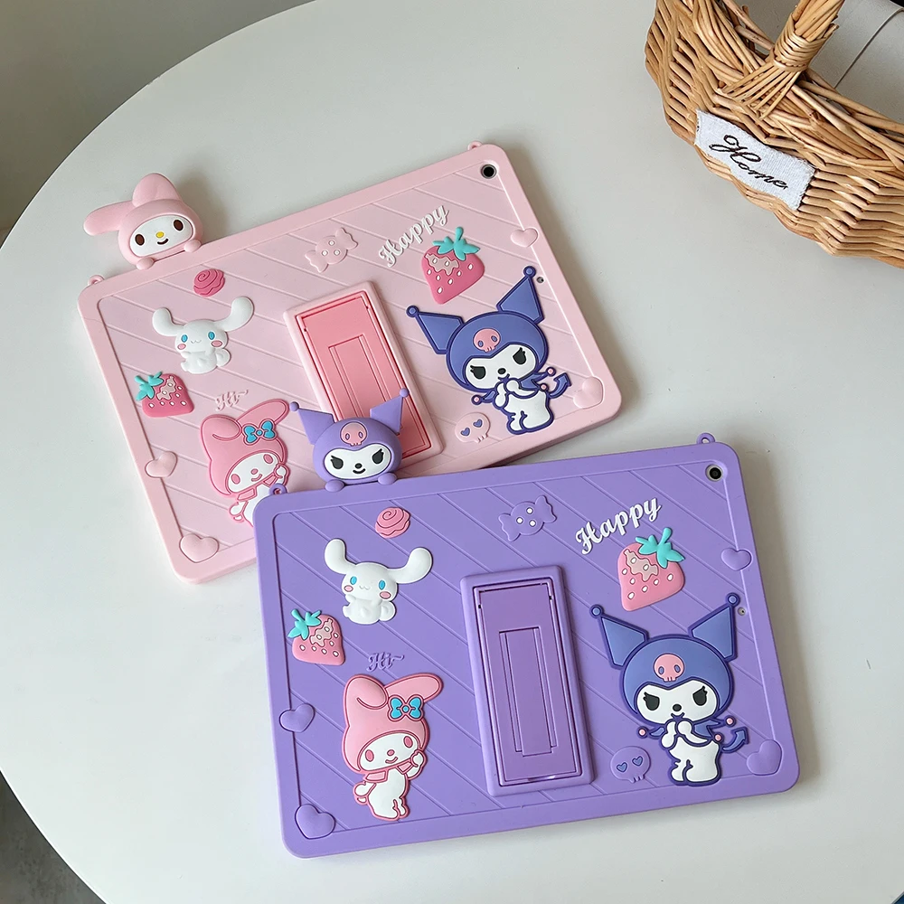 

Funda Case For iPad 10.2 7th 8th 9th Air4 5 10.9 10th Gen Silicone Stand Case for iPad 5th 6th Gen 9.7 Air1 2 Pro11 Kids Cover