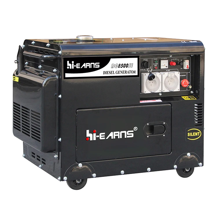 Kenyaarns OEM заводская цена 6 кВА 7 10 однофазный портативный бесшумный матричный