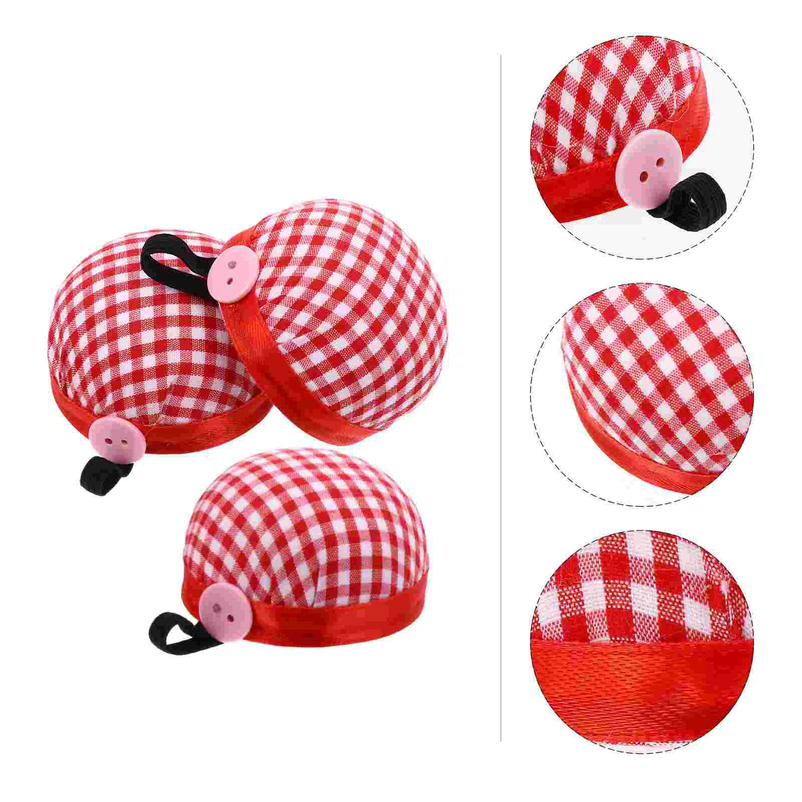 

Pin Sewing Cushion Needle Holder Wrist Cushions Storage Supplies Strap Pillow Craftfabric Diypincushions Wearable Cute