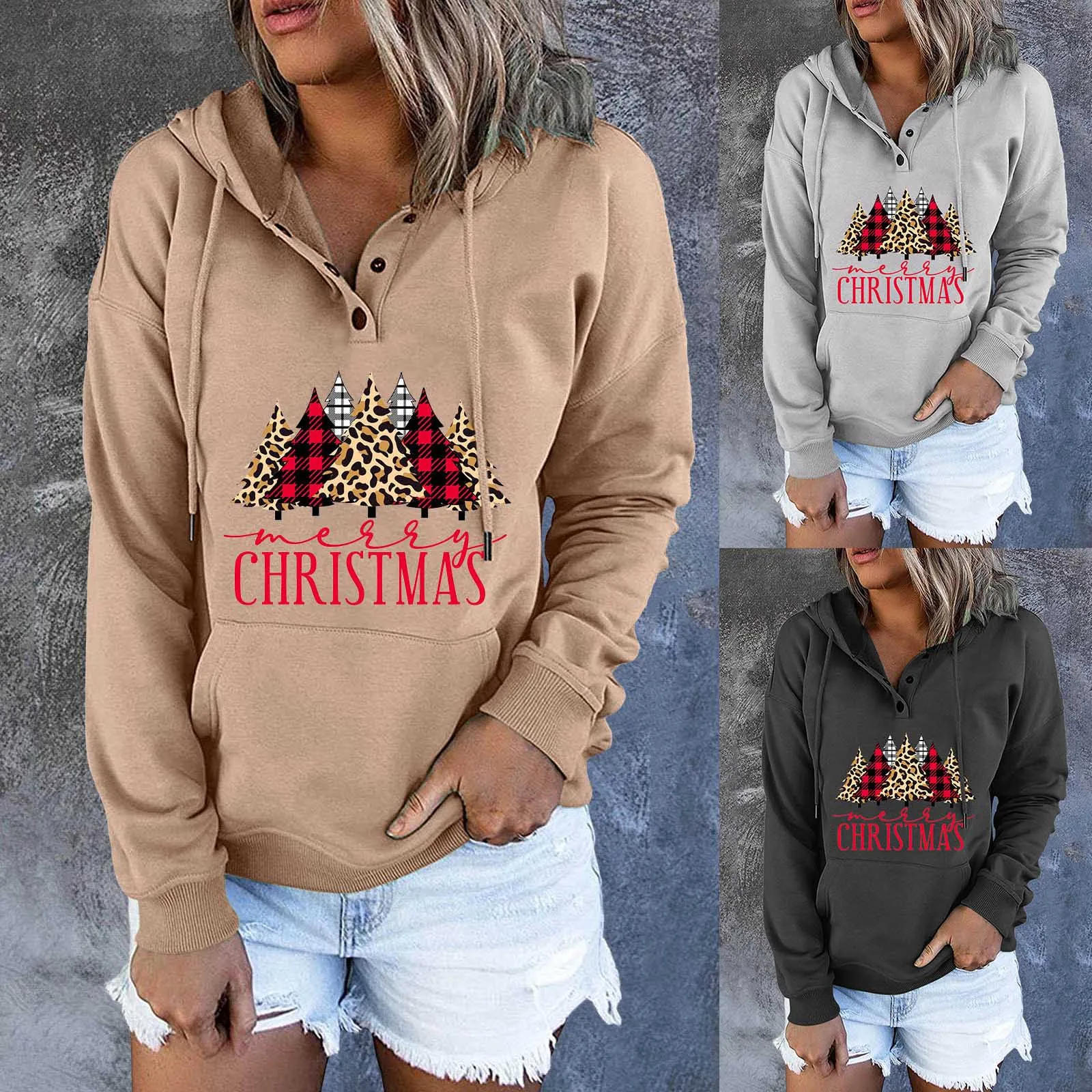 

Ladies Black Hoodies Front L Blouse For Ladies Christmas Oversized Hoodie Sweatshirt for Women Oversized Sweat Shirts for Women
