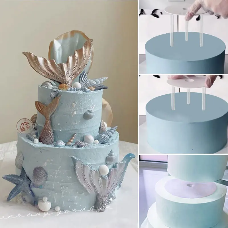 Многослойная подставка для торта соломенная опора распорка Скоба пирожных