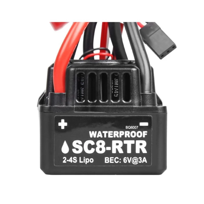 SC8 RTR Водонепроницаемый бесщеточный регулятор скорости ESC 120A 2-4S Lipo Fit 3660 3674