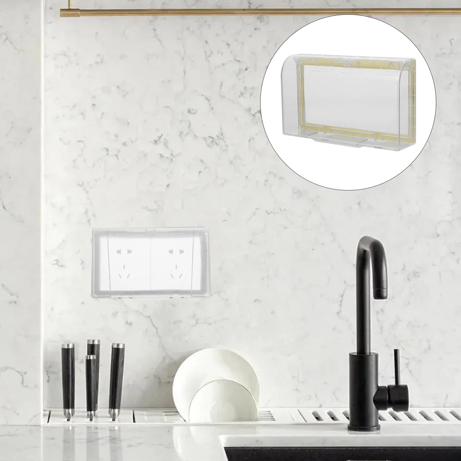 Водонепроницаемая розетка крышка розетки наружная вилка защита погодовые