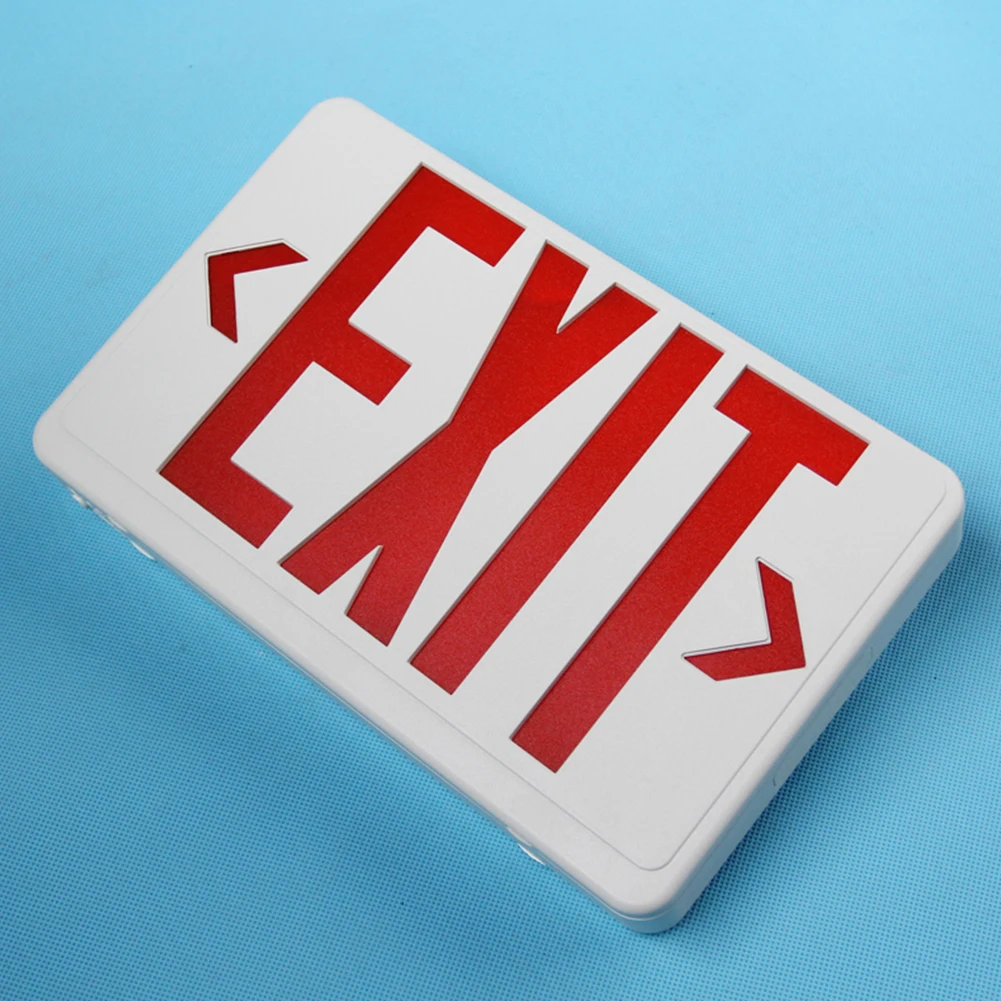 

Indicator With Battery Backup Light Emergency Lamp Safe Letter Illuminated Electric Compact Multifunctional Lighting Exit Sign