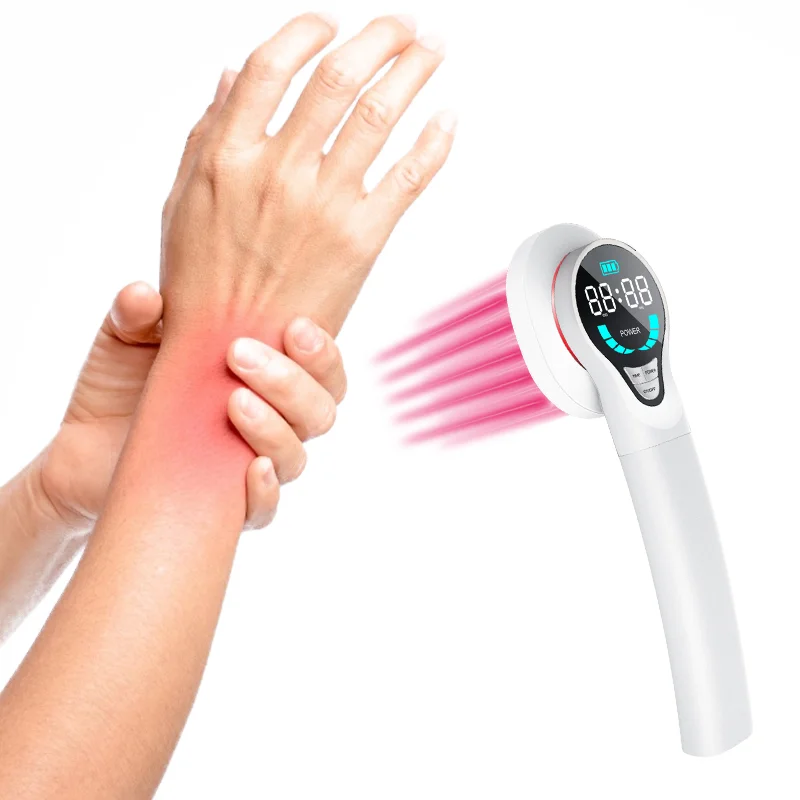 

LLLT Physiotherapy Laser Therapy Device Wrist Knee Arthritis Tennis Elbow Pain Reliever 808nm Infrared Therapy for Human And Pet