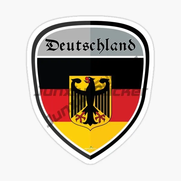 Герб Германии, наклейки с изображением орла, черепа, виниловые наклейки для грузовика, ноутбука, автомобиля, окна, аксессуары для кемпера, мотоцикла, декоративные наклейки на стену из ПВХ