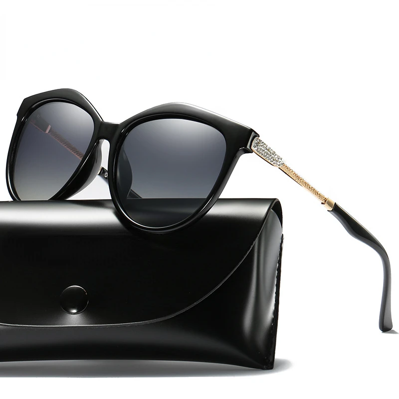 

Новинка Поляризованные Солнцезащитные очки женские солнцезащитные очки Набор цветных пленочных линз Алмазная Мода