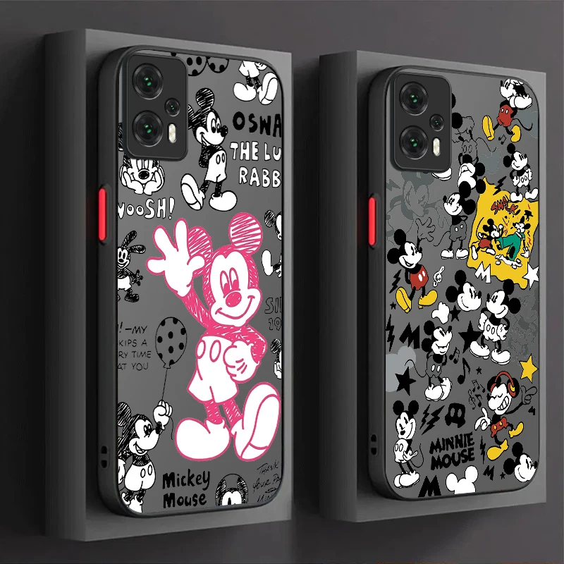 Disney Minnie Mickey Mouse Case For Xiaomi POCO M6 Pro 4G C65 X6X3 NFC X4 GT X5 F3 F4 F5 F6 13T 12T 11T 10T 13 12 11 Lite 5G NE