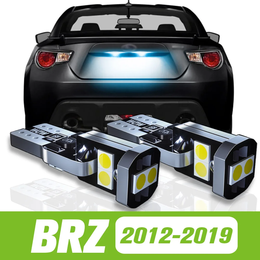 

2pcs For Subaru BRZ 2012-2019 LED License Plate Light 2013 2014 2015 2016 2017 2018 Accessories