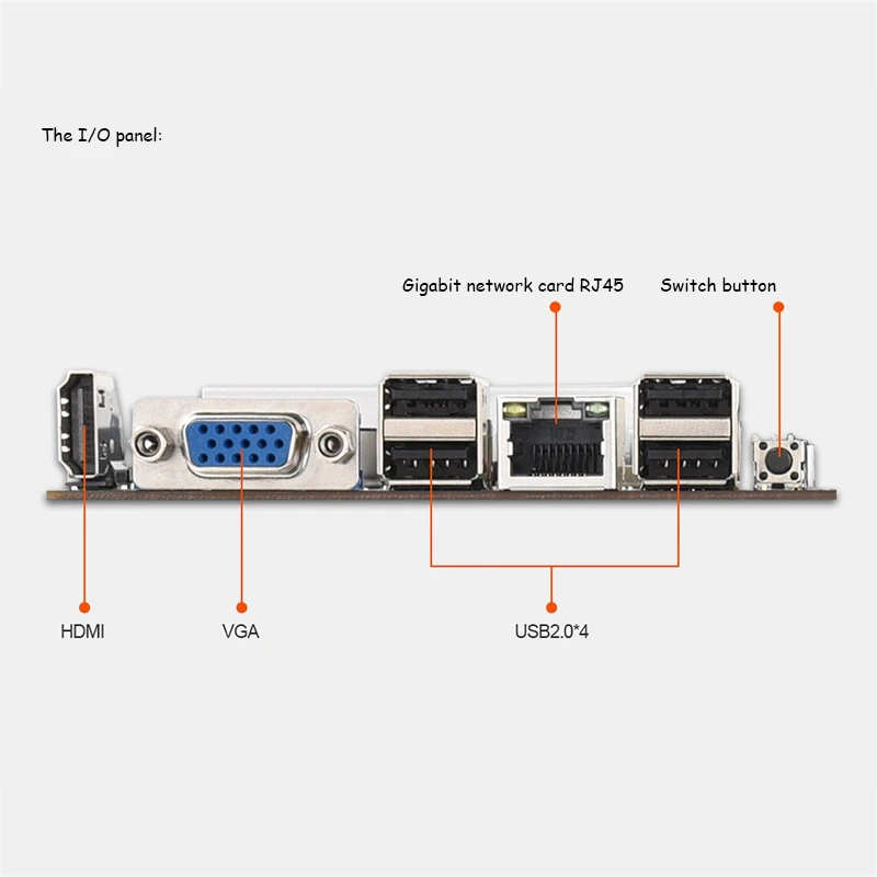 Riserless Mining Motherboard 8CPU Bitcoin Crypto Etherum with 8GB DDR3 128GB MSATA SSD 10X8Pin Power Cable(Black) |