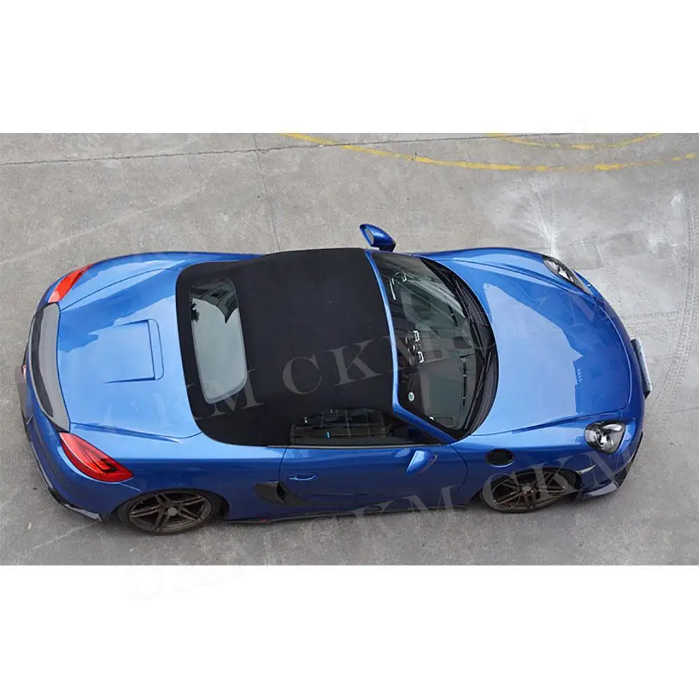 Задний спойлер из углеродного волокна для Porsche 981 Cayman Boxster 2013-2015 на заднее крыло