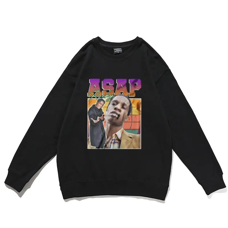 

Свитшот с принтом Рокки в стиле «хип-хоп» для мужчин и женщин