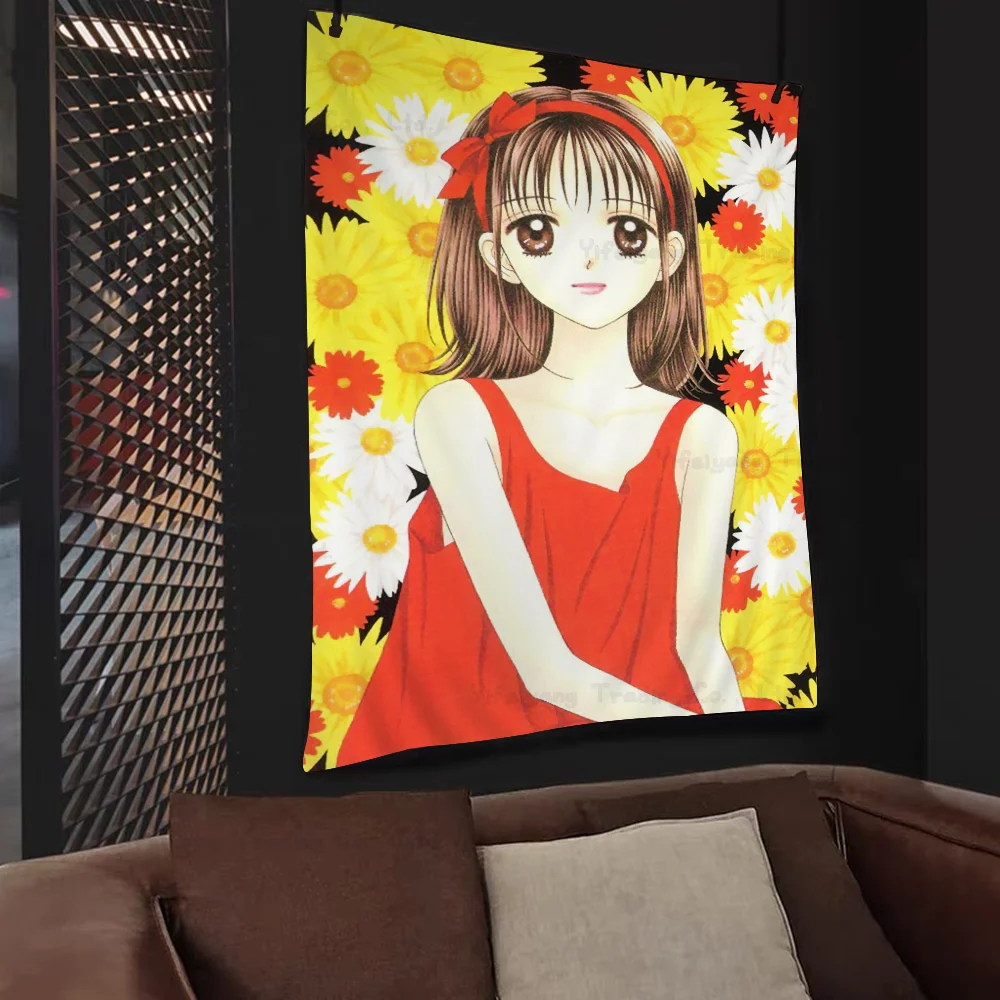 Marmalade Boy Cartoon Tapestry Home Decoration Hippie Bohemian Divination Decor