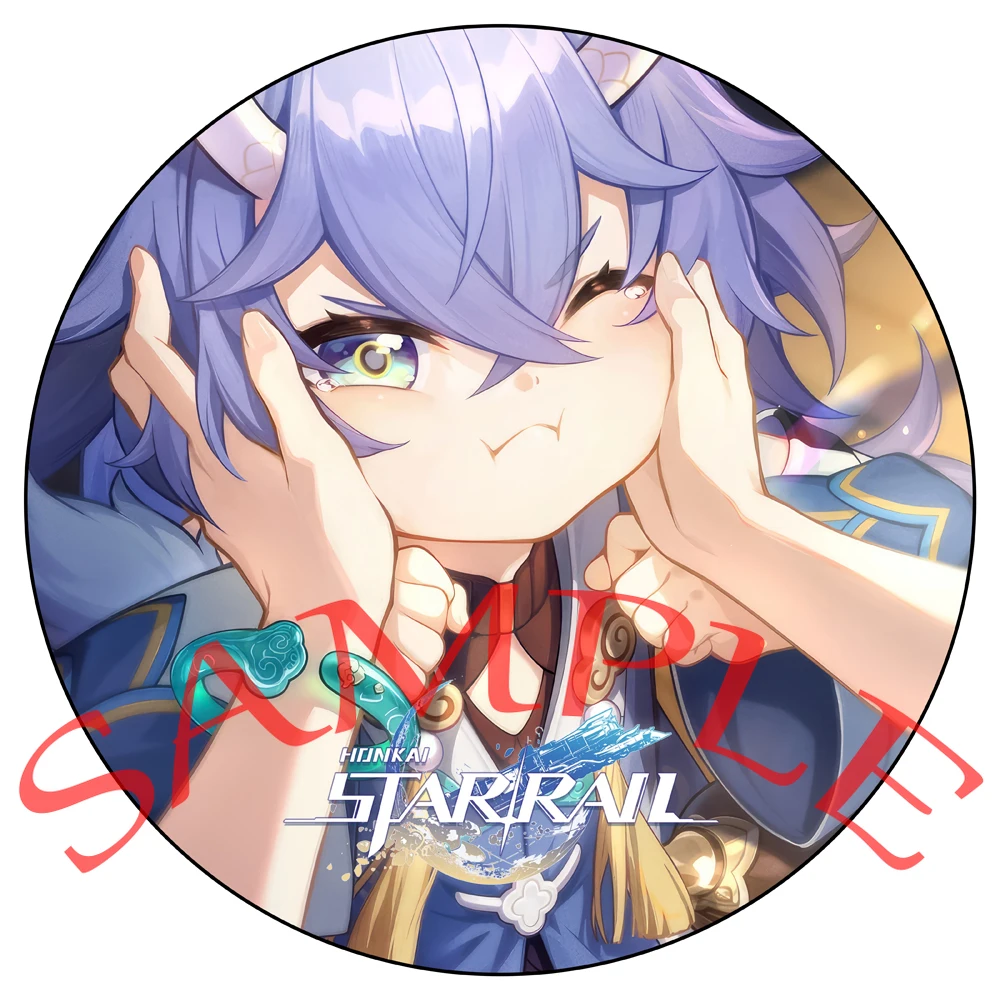 Anime Honkai: Star Rail Cosplay Sparkle Kafka Blade Jingliu Fu Xuan Bailu Clara Stelle Caelus Himeko Dan Heng Cartoon Badge Gift