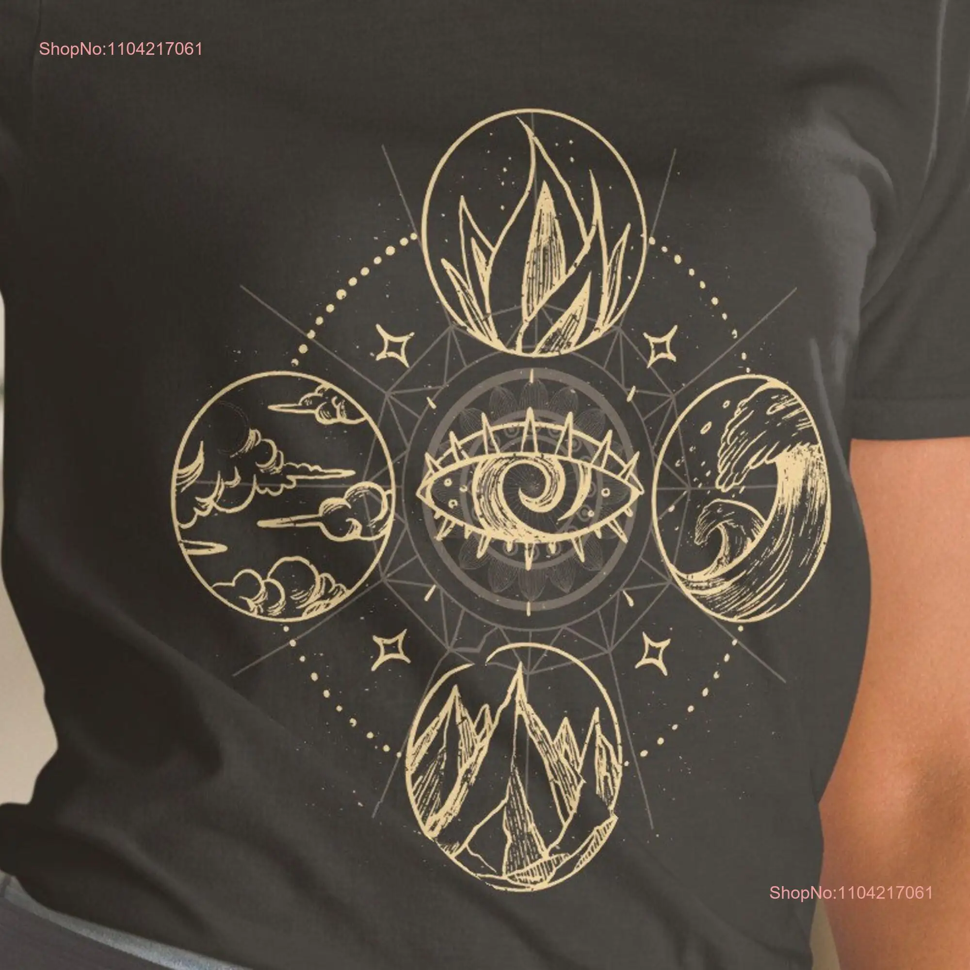 Футболка Cool Four Elements Celestial с длинными или короткими рукавами