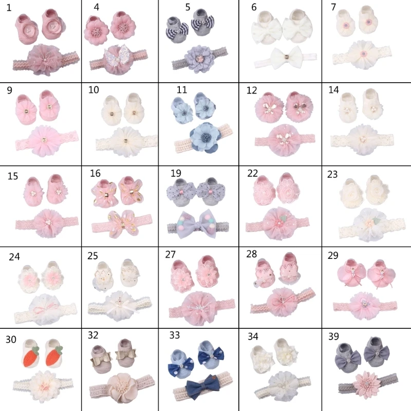 

Детский напольный кружевной ободок для носков Милая повязка для волос с бантом реквизит для фото подарок для душа