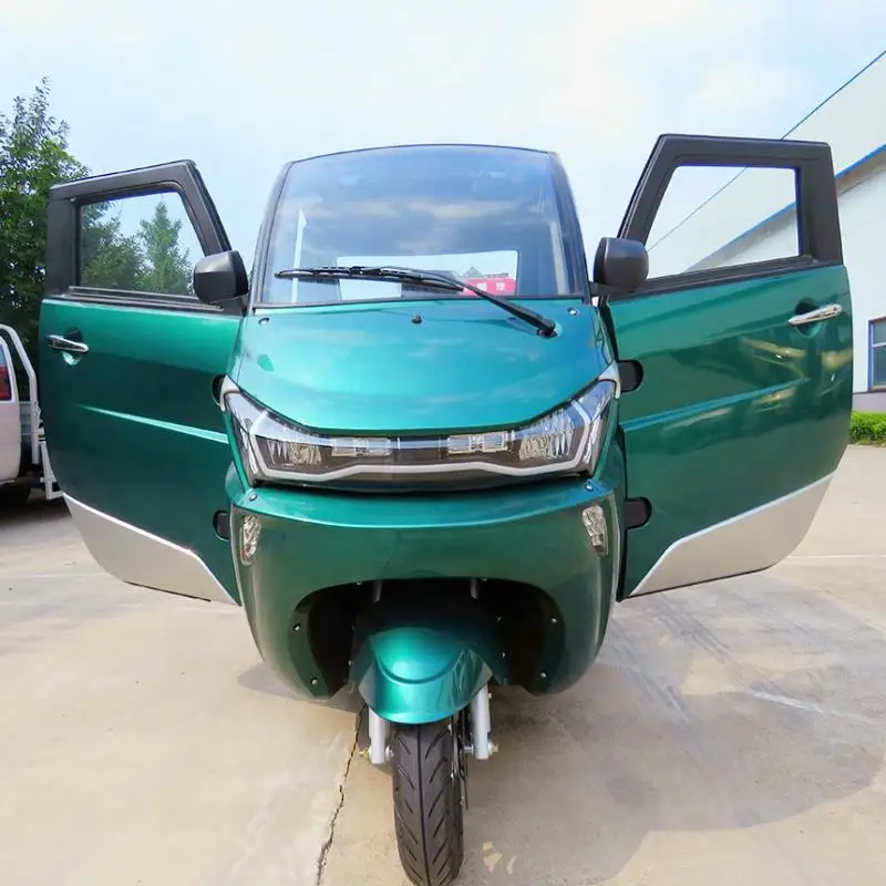 

Fully Enclosed Electric Tricycle 3 Wheel 3000W Max Motor Enclosed Cabin Tricycle Chinese Low Price Electric Car