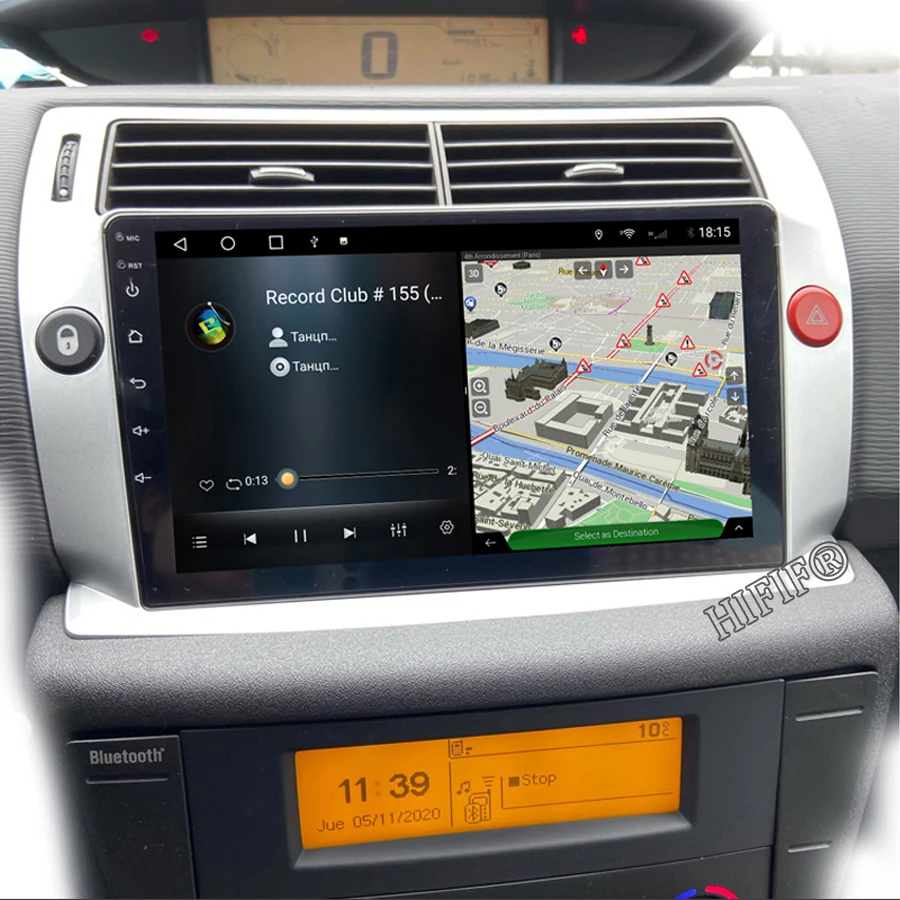 Автомобильная Мультимедийная система проигрыватель на Android 13 с радио и голосовым