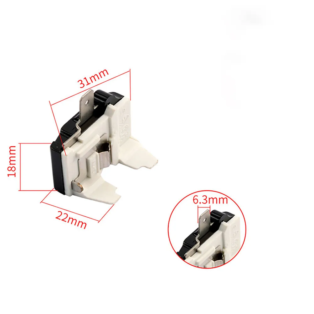 2PCS Universal 1/2 1/3 1/4 1/5 1/6 1/8 Butterfly Protector Starter Refrigerator Freezer Compressor Overload /Overheat - купить по