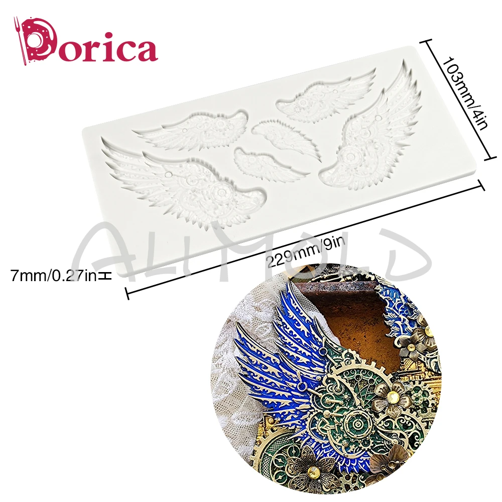 

Силиконовая форма для торта Dorica "Механические крылья"