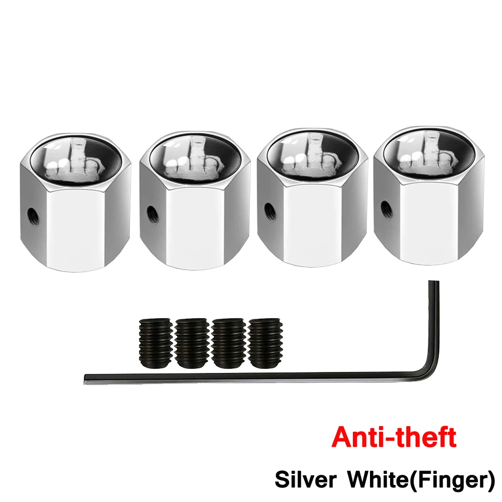 DSYCAR противоугонные колпачки для клапанов автомобилей, грузовиков, мотоциклов, пылезащитные колпачки для клапанов шин в стиле черепа, пылезащитный Герметичный замок