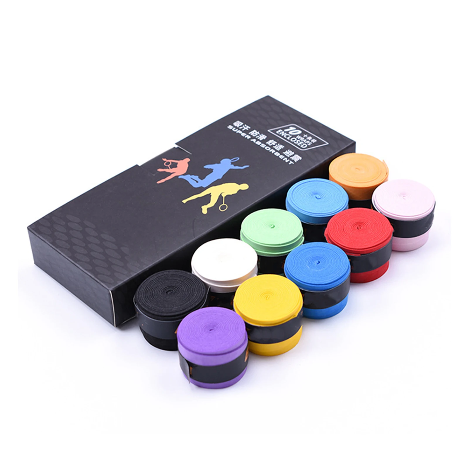 

Портативная лента для бадминтона, универсальная Нескользящая и Абсорбирующая лента для ракетки, MC889