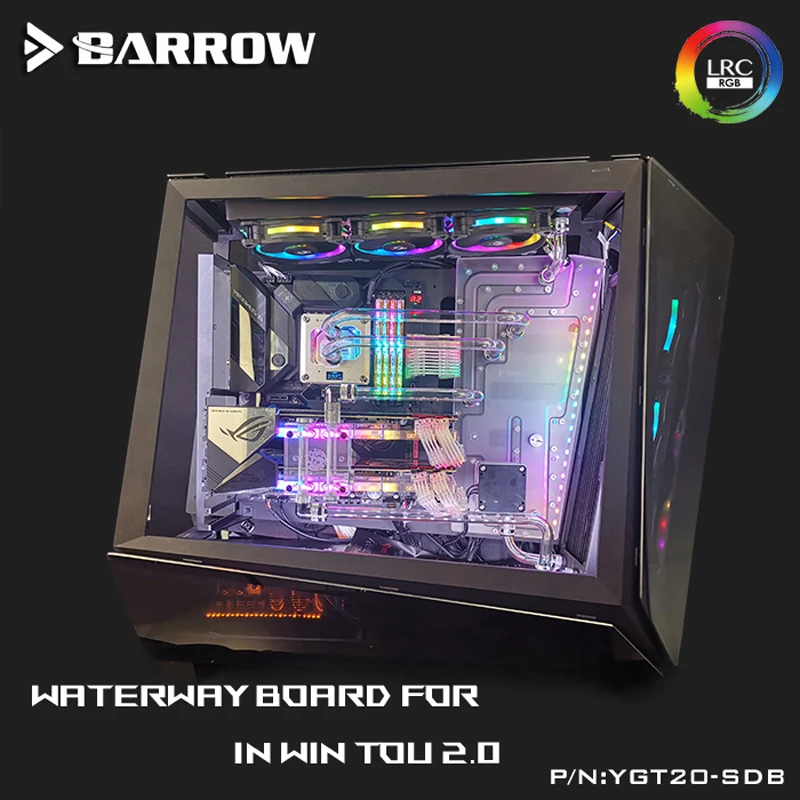 

Barrow YGT20-SDB, доски для водных путей для In Win Tou 2.0 чехол, для Intel CPU Water Block & Single/Double GPU Building