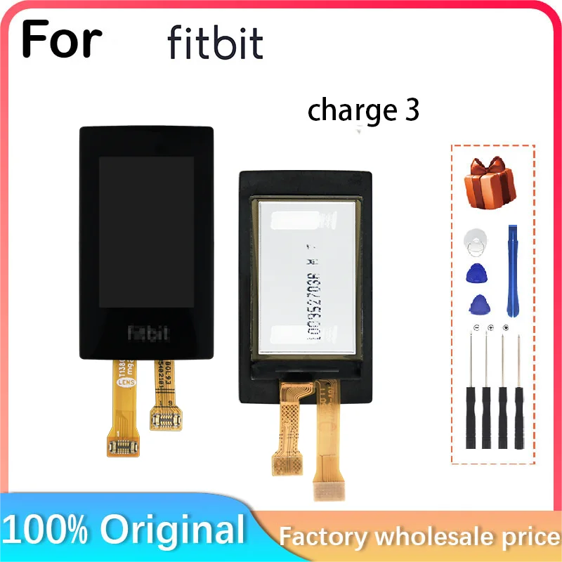 

New for Fitbit charge3 smart sports bracelet LCD screen + touch, suitable for Fitbit charge 3 LCD screen assembly