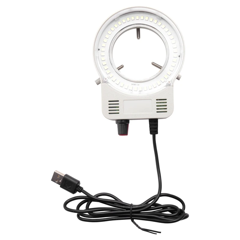 

Adjustable Brightness 48 Microscope Industrial Interface Source Camera Lamp Light Lamp Ring Light Illuminator