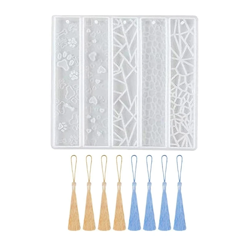 

Формы из смолы, прямоугольные прозрачные формы из смолы с кисточкой, силиконовая форма