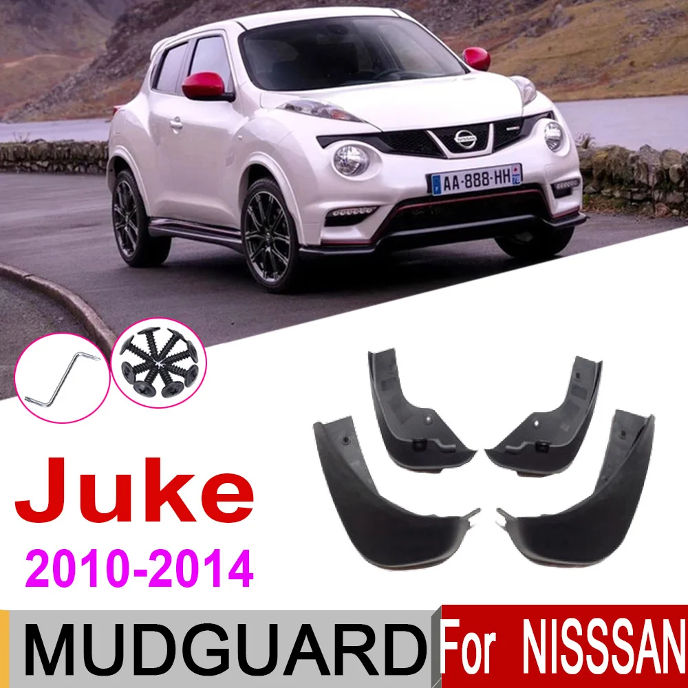 

Car Mudflap For Nissan Juke F15 2014~2010 Front Rear Fender Mud Guard Splash Flaps Mudguards Accessories 2013 2012 2011