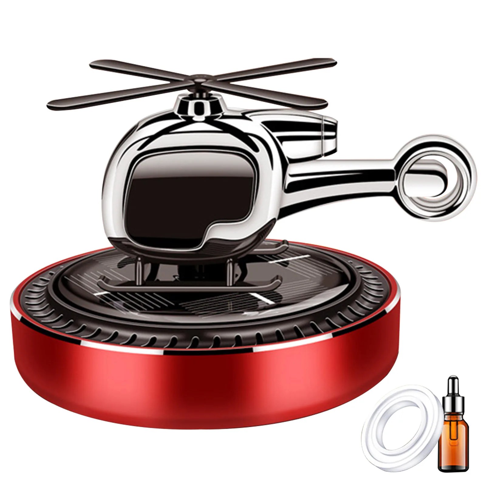 

Освежитель воздуха для автомобиля, аромадиффузор на солнечной батарее, вращающийся Автомобильный диффузор для ароматерапии, украшение интерьера