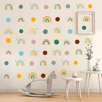 4pcsset rainbow wall stickers for kids rooms nordic bohemia style decorative sticker children wall sticker baby decoration room