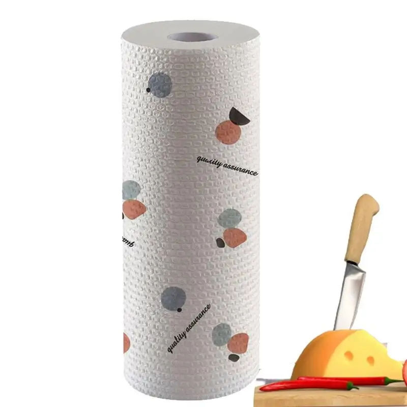 

Бумага для уборки кухни, Влажная и сухая салфетка для кухни, универсальные принадлежности для уборки дома, для кухни, туалета, душевой комна...