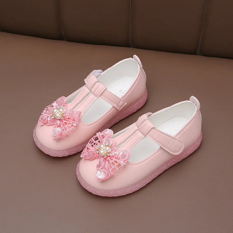

Children's shoes 1-7 years old baby princess fashion breathable toddler shoes summer girls leather shoes