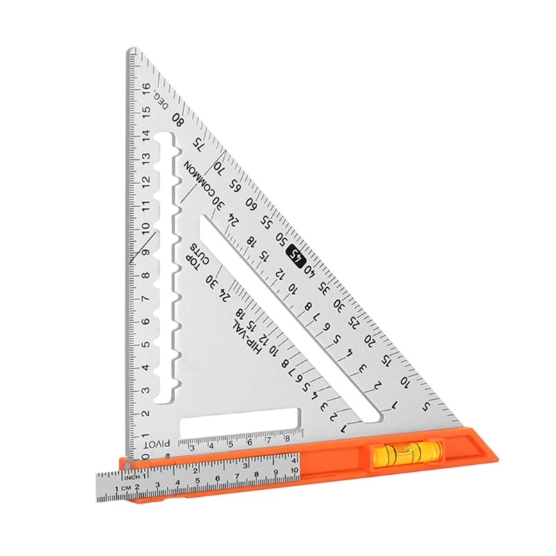 

Ruler Carpenter Square Tool Multifunctional Metal Ruler Level