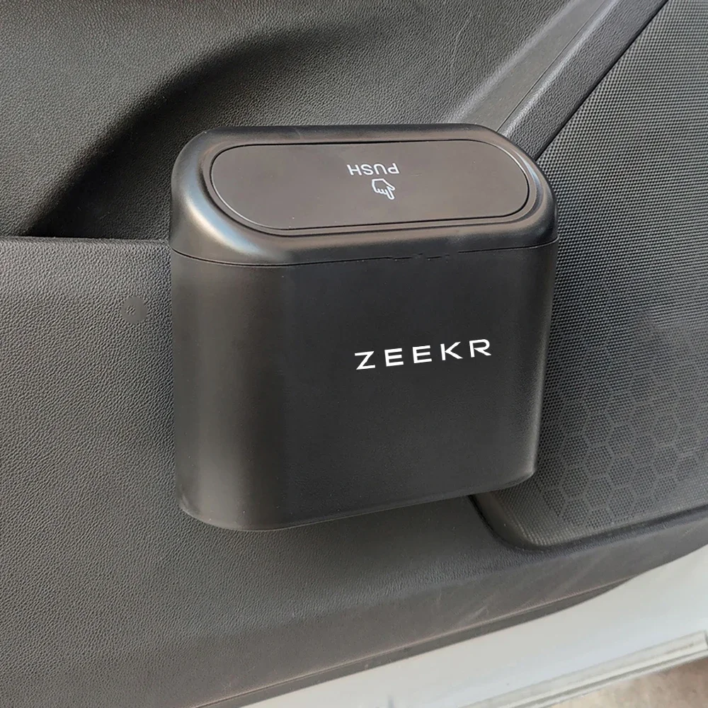 1 шт. для Geely Zeekr 001 EV 009 X 003 007 2021 2022 2023 2024 + ABS Портативный подвесной мини-мусорный