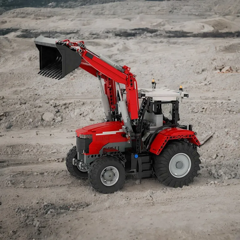 Набор для сборки модели фронтального погрузчика Massey Ferguson 7700S (1324 детали), конструктор MOC, подарок на день рождения (art.: 3920db1a71285) - 3920db1a71285