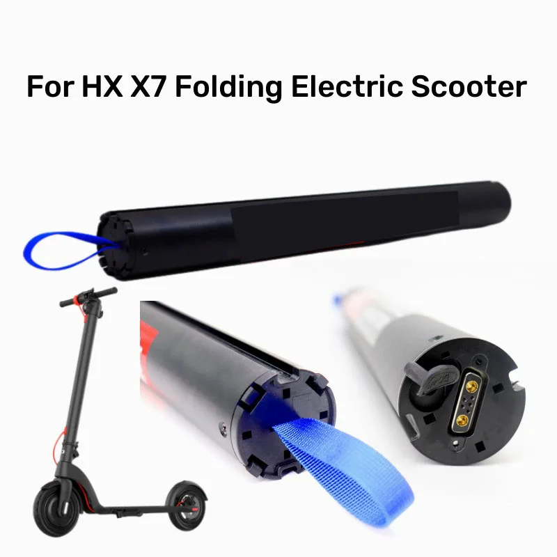 

36V 12.8Ah X7 Scooter Battery Foldable Built-in Rechargeable Batteries for Huanxi HX X7 Scooter Electric Scooter Battery 36v