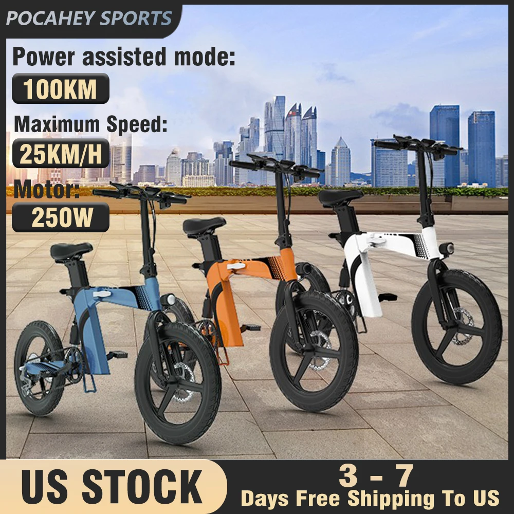 Ebicycle Commuter Electric Bike 36v 16ah Removable Battery 7