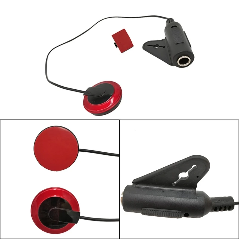 Самоклеящийся микрофонный звукосниматель 6 35 мм для гитары скрипки банджо